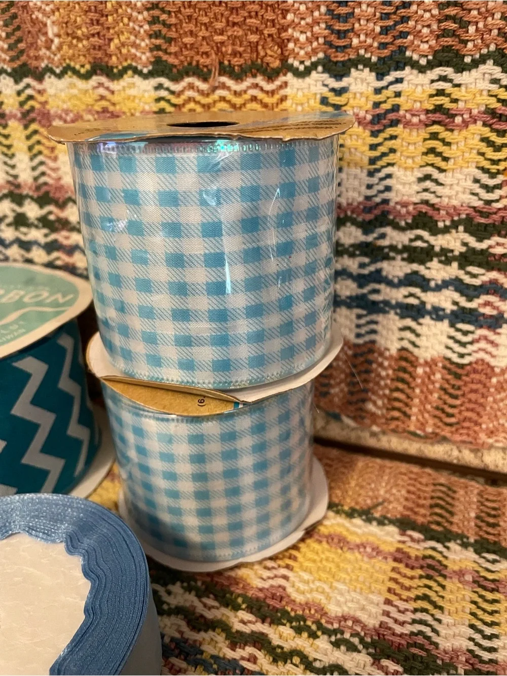 Blue Decorative Ribbon Bundle for Home Parties
